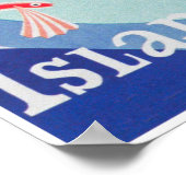 バルバドスレトロヴィンテージ旅行ポスター ポスター (角)