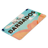 バルバドスヴィンテージ旅行ポスター マグネット (左側)