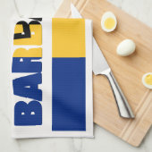 バルバドス共和国 キッチンタオル (四つ折り)