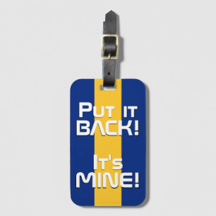 バルバドス国おもしろい旗 ラゲッジタグ