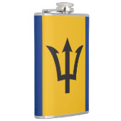 バルバドス国旗が全大 フラスク (右)