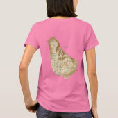 バルバドス国旗と地図dk Tシャツ (裏面)