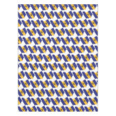 バルバドス国旗の地図スタイリッシュ愛国心 テーブルクロス (正面)