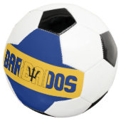 バルバドス国旗の愛らしい愛国心 サッカーボール (3/4)