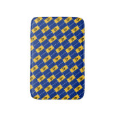 バルバドス国旗の愛国的バルバドス バスマット (正面縦)