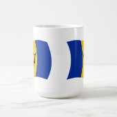 バルバドス国旗マグカップ コーヒーマグカップ (中央)