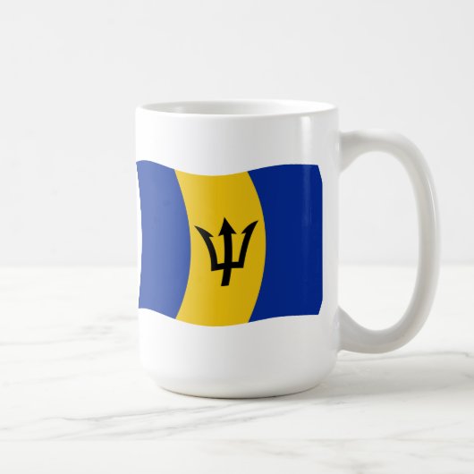 バルバドス国旗マグカップ コーヒーマグカップ (右)