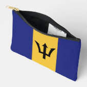 バルバドス国旗 アクセサリーポーチ (見開き)