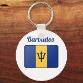 バルバドス国旗 キーホルダー (正面)