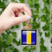 バルバドス国旗 キーホルダー (手)