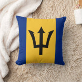 バルバドス国旗 クッション (ブランケット)