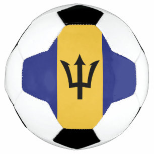バルバドス国旗 サッカーボール