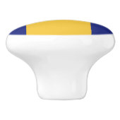 バルバドス国旗 セラミックノブ (側面)