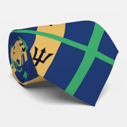 バルバドス国旗 ネクタイ (ロール)