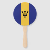 バルバドス国旗 ハンドファン (裏面)