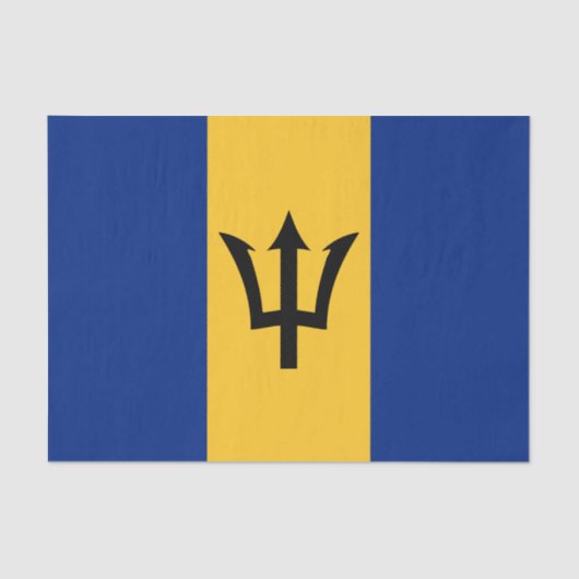 バルバドス国旗（バルバドス）（バジャン） 薄葉紙 (正面)