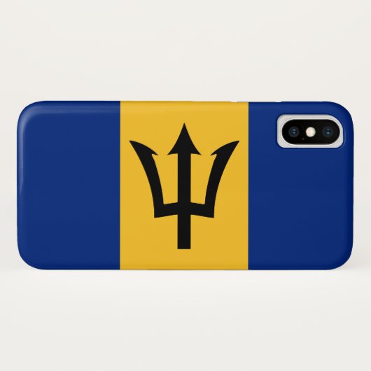 バルバドス国旗（バルバドス）（バジャン） Case-Mate iPhoneケース (裏面(横))