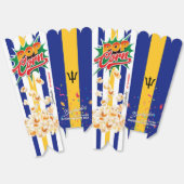 バルバドス国旗 フェイバーボックス (見開き)