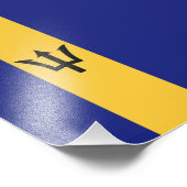 バルバドス国旗 フォトプリント            (角)