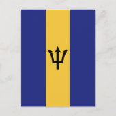バルバドス国旗 ポストカード (正面)