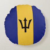 バルバドス国旗 ラウンドクッション (正面)