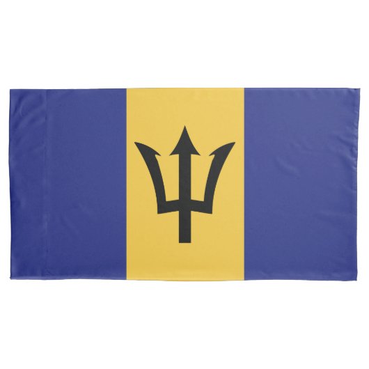 バルバドス国旗 枕カバー (正面)