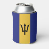 バルバドス国旗 缶クーラー (缶裏面)