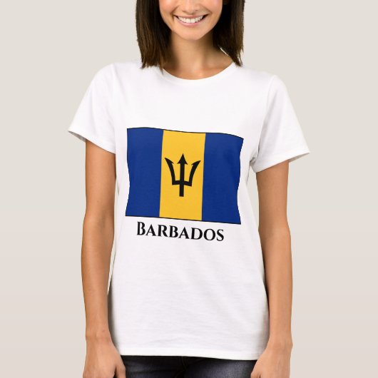 バルバドス国旗 Tシャツ (正面)
