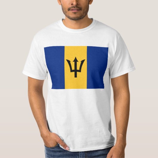 バルバドス国旗 Tシャツ (正面)