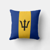 バルバドス国旗x旗まくら クッション (裏面)