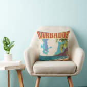 バルバドス旅行ポスター クッション (椅子)