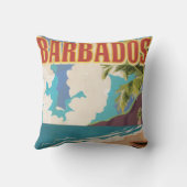 バルバドス旅行ポスター クッション (裏面)