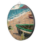 バルバドス旅行ポスター ダーツボード (正面右)