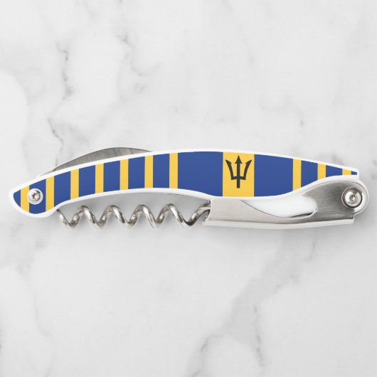 バルバドス旗コルクスクリュー ソムリエナイフ (裏面)