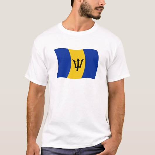 バルバドス旗シャツ Tシャツ (正面)