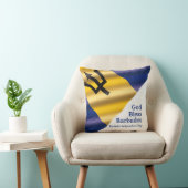 バルバドス独立記念日に神のお恵みをカスタマイズ! クッション (椅子)