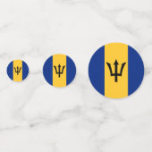 バルバドス紙吹雪、パーティー、バルバドス国旗 コンフェッティ (正面)