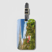 バルバドス葉書、海、熱帯樹はがき ラゲッジタグ (正面縦)