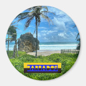 バルバドス – カトレウォッシュビーチ マグネット (正面)