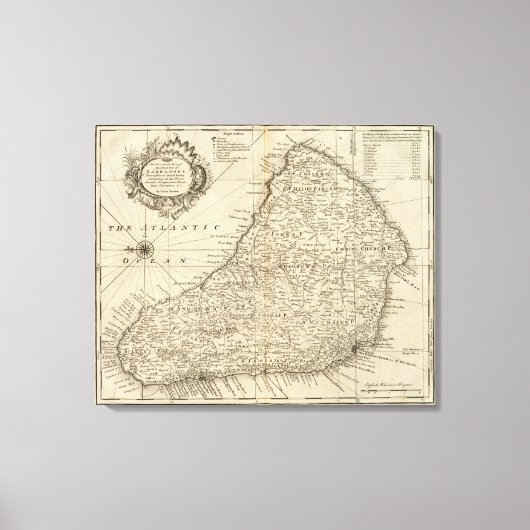 バルバドス キャンバスプリント (正面)