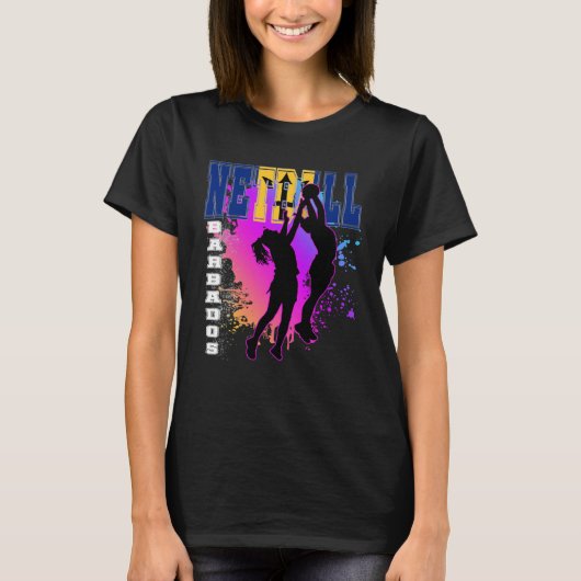 バルバドス ネットボール Tシャツ (正面)