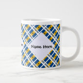 バルバドス・バルバリアン国旗のタイルパーソナライズされた張り ジャンボコーヒーマグカップ (右)