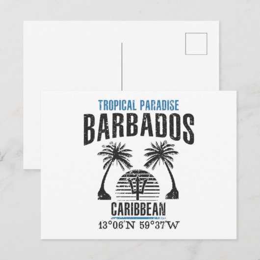 バルバドス ポストカード (正面/裏面)