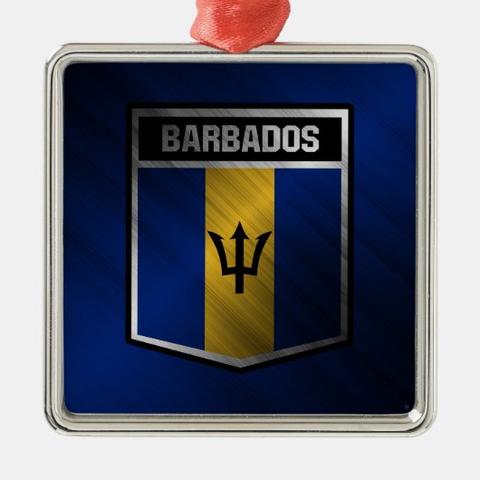 バルバドス メタルオーナメント (正面)