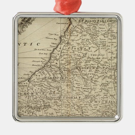 バルバドス メタルオーナメント (正面)