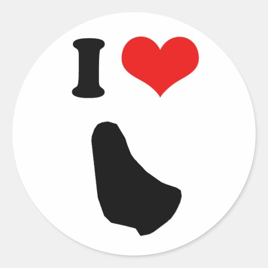 バルバドス ラウンドシール (正面)