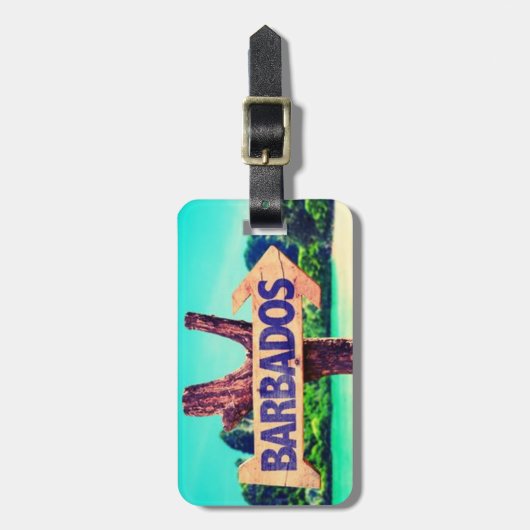 バルバドス ラゲッジタグ (正面縦)