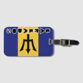 バルバドス ラゲッジタグ (正面横)