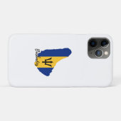 バルバドス 国旗 地図 Case-Mate iPhoneケース (裏面(横))