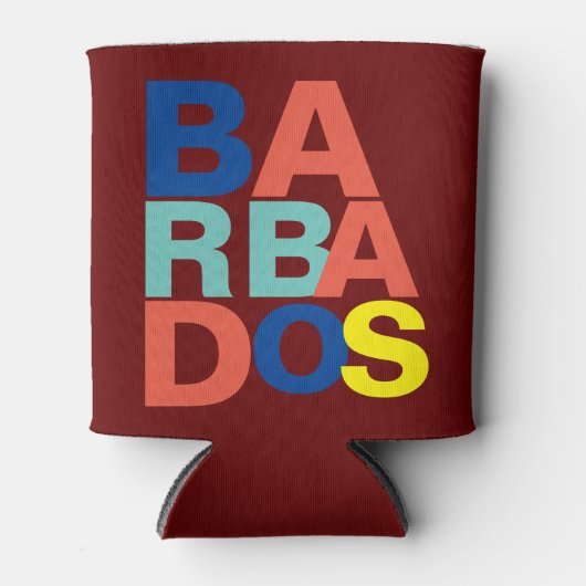 バルバドス 缶クーラー (正面)